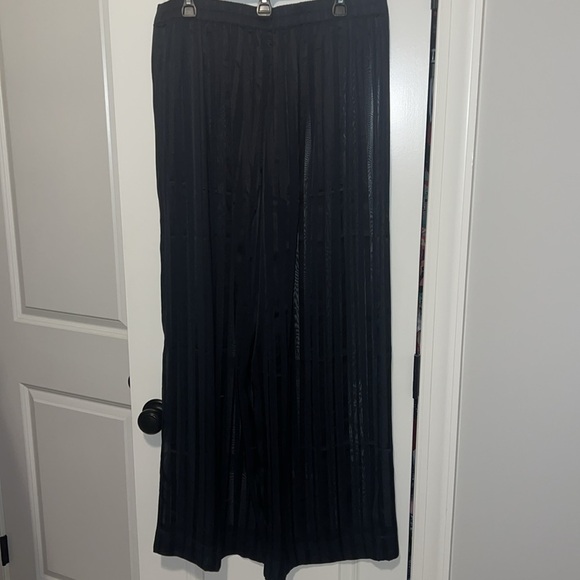 NWT The Drop Women's Sky Captain Sheer Striped Pants only, no shorts size XXL - Picture 4 of 11